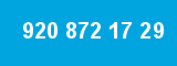 920 872 17 29